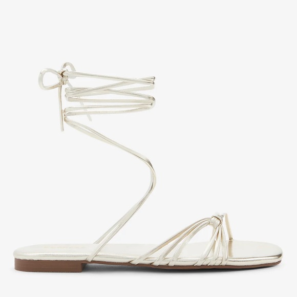 Express Strappy Tie-Up Sandals - Picture 2 of 6